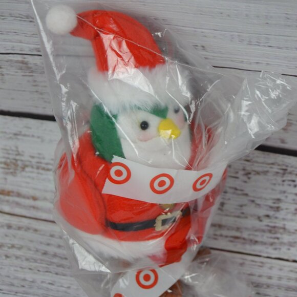 New~ 2023 Target Featherly Friends 'DAPPER' SANTA Wondershop Christmas Bird - Picture 1 of 7